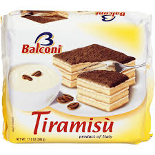 BALCONI Tiramisu/ 6 pack/ 400g/$22.00 (96 cases/pallet)