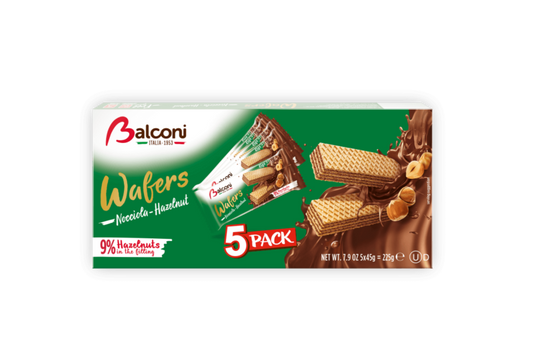 COMING SOON BALCONI  Wafer Multipack/Hazelnut/ 20 pack/ $43.00