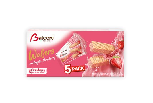 COMING SOON BALCONI  Wafer Multipack/Strawberry/ 20 pack/ $36.60